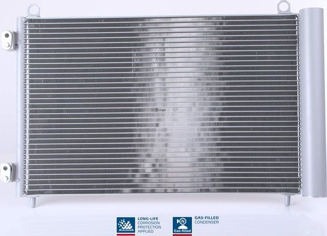 Радиатор кондиционера (конденсатор) Nissens (алюминий) для Peugeot 206 2004-2012. Артикул 94837