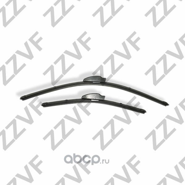 ЩЕТКА СТЕКЛООЧИСТИТЕЛЯ БЕСКАРКАСНАЯ ЛЕВАЯ, ПРАВАЯ (комплект-2шт.) 595мм Х 400мм (Zzvf). Артикул ZV33KM