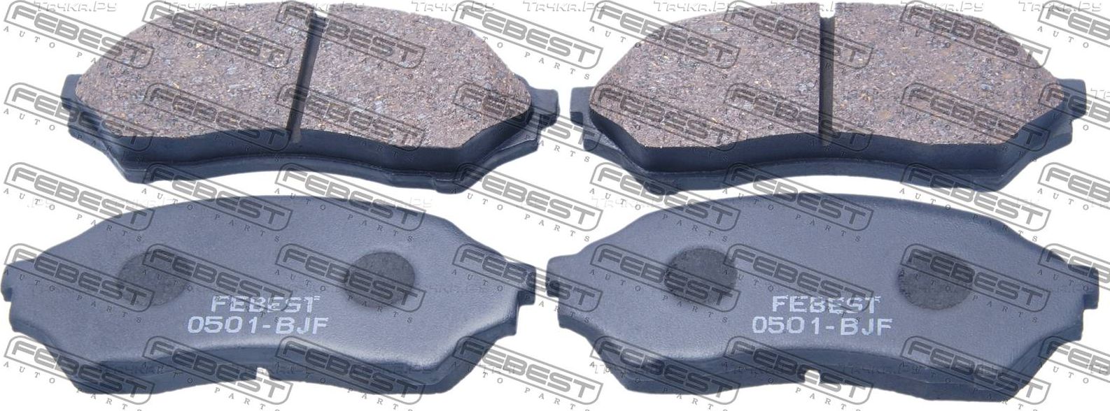 Тормозные колодки Febest. Артикул 0501-BJF