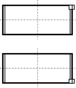 Вкладыши шатунные Kolbenschmidt для Alfa Romeo 159 2009-2011. Артикул 37174600