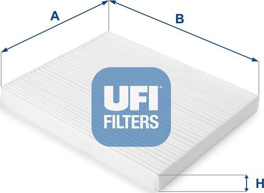 Салонный фильтр UFI. Артикул 53.191.00