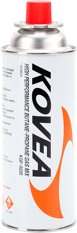 Баллон газовый цанговый Kovea Nozzle type gas 220 г. Артикул KGF-220