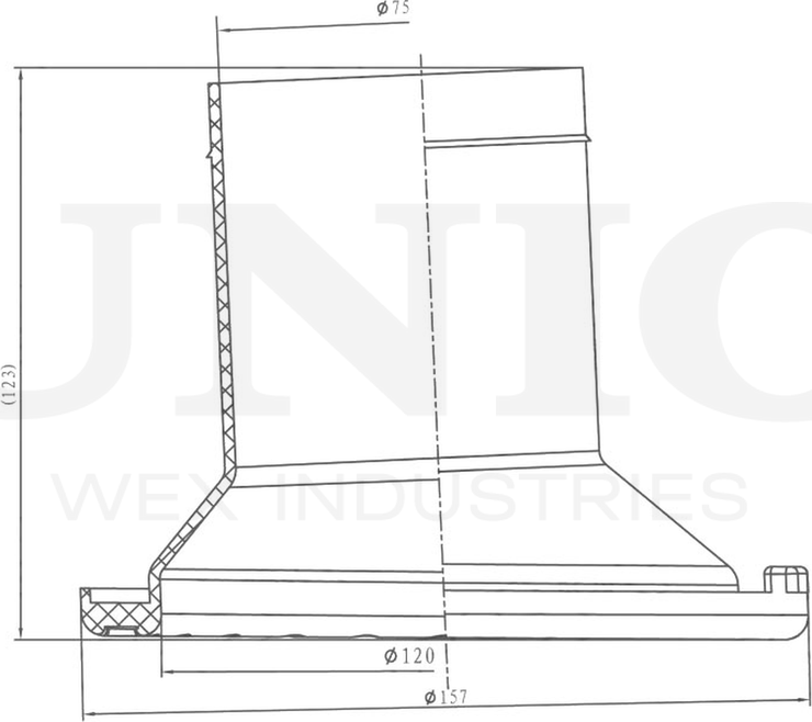 Проставка пружины подвески (Unio). Артикул RMP-16108