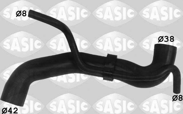 Патрубок системы охлаждения (радиатора) Sasic. Артикул 3406321