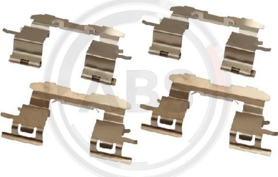 Комплектующие, колодки дискового тормоза ABS. Артикул 1631Q