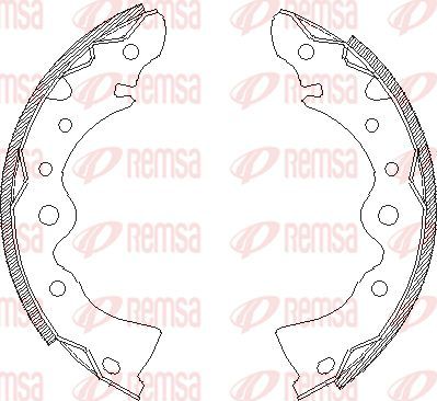 Тормозные колодки Remsa. Артикул 4144.00