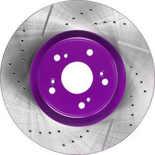 Тормозной диск NiBK передний для Acura TLX I 2014-2024. Артикул RN1406DSET