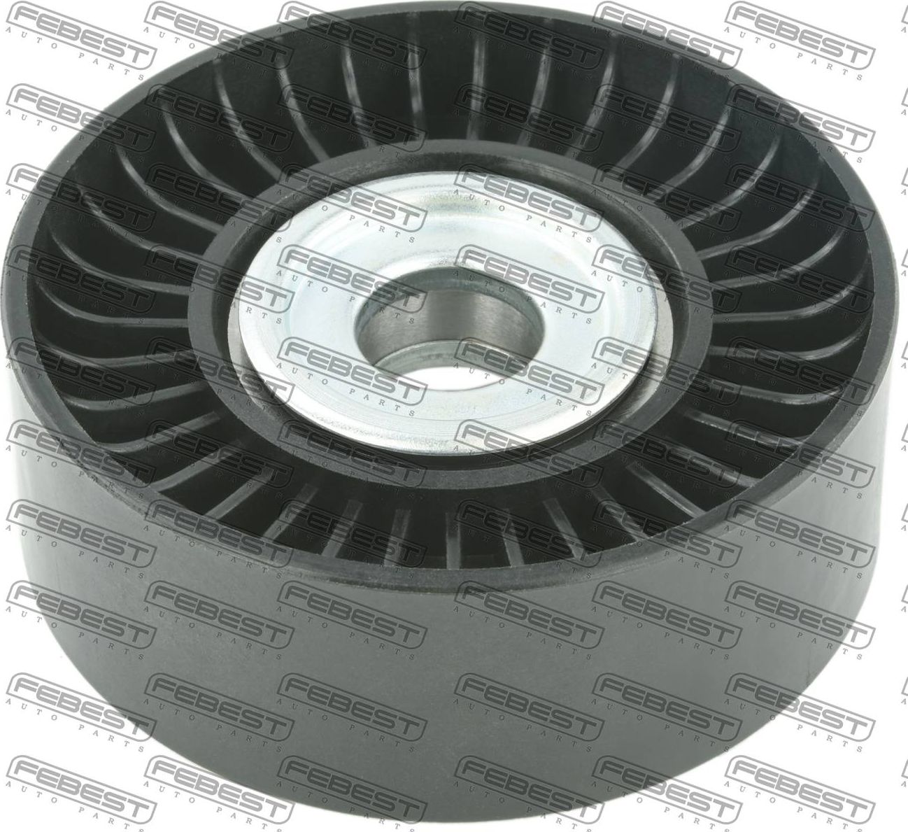 Натяжной ролик (натяжитель) приводного поликлинового ремня Febest. Артикул 2987-DIV