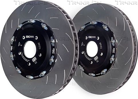 Тормозной диск EBC Brakes EBC racing two piece floating brake discs. Артикул SG2F016