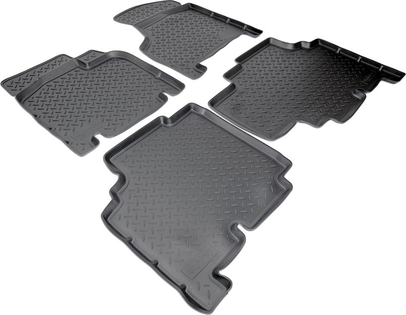 Коврики Норпласт для салона Dodge Caravan IV 2001-2007 (без 3-го ряда). Артикул NPL-Po-20-99