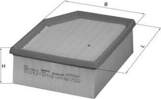 Воздушный фильтр Mahle. Артикул LX 795