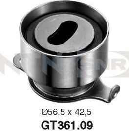 Натяжной ролик (натяжитель) ремня ГРМ NTN / SNR для Rover 400 II (HH-R) 1995-2000. Артикул GT361.09