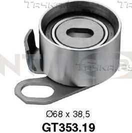 Натяжной ролик (натяжитель) ремня ГРМ NTN / SNR. Артикул GT353.19