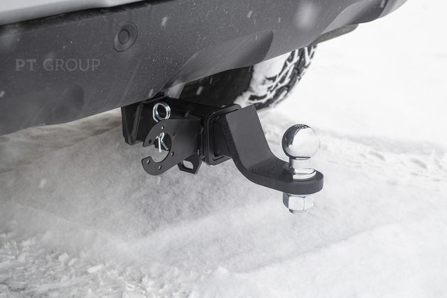 Фаркоп PT Group оцинкованный для Nissan Terrano III 2014-2022. Американский квадрат. Артикул NTE-12-991122.00GZN (07011501ZN)