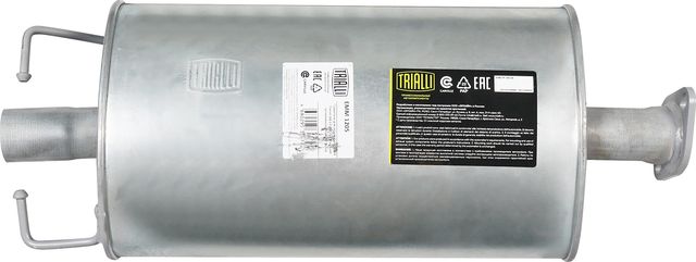 Глушитель Trialli (алюминий / сталь) для Ford Transit Torneo VII 2006-2014. Артикул EMM 1205