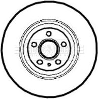 Тормозной диск Borg & Beck. Артикул BBD5807S