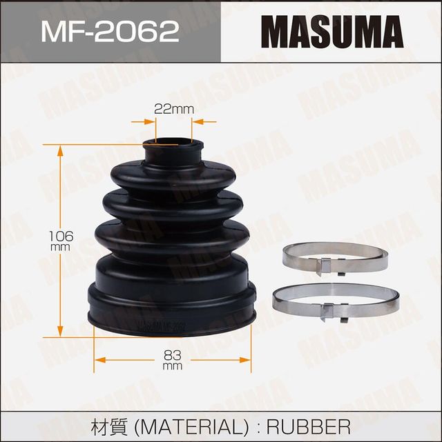 Пыльник ШРУСа внутренний Masuma передний/задний для Nissan Almera Tino I 2002-2006. Артикул MF-2062