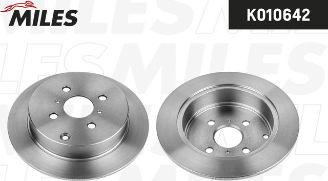 Тормозной диск Miles задний для Toyota Corolla Verso I 2001-2004. Артикул K010642