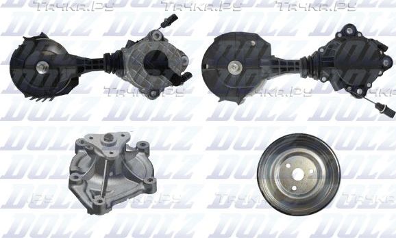 Комплект ГРМ с водяным насосом C136 PEUGEOT  207 Dolz. Артикул KD174T