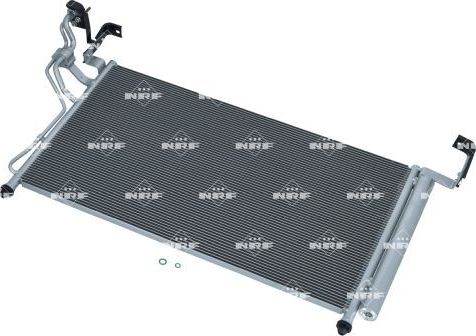 Радиатор кондиционера (конденсатор) NRF (алюминий) для Hyundai H-1 II 2008-2026. Артикул 350026
