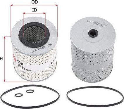 Масляный фильтр Sakura. Артикул O-1012
