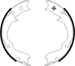 Тормозные колодки (стояночная тормозная система) Textar. Артикул 91055400