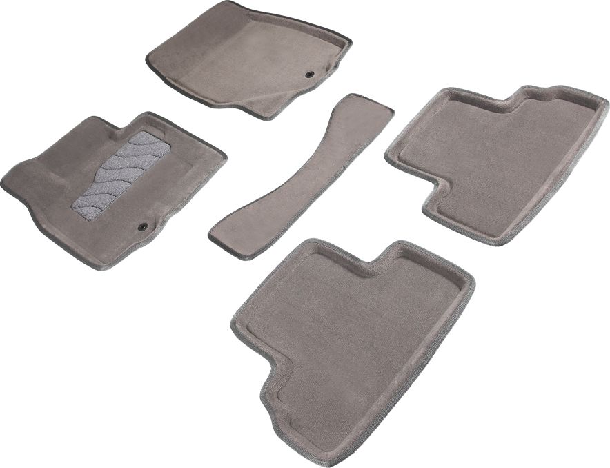 Коврики Seintex 3D ворсовые для салона Infiniti EX35 2007-2014 СЕРЫЕ. Артикул 82040