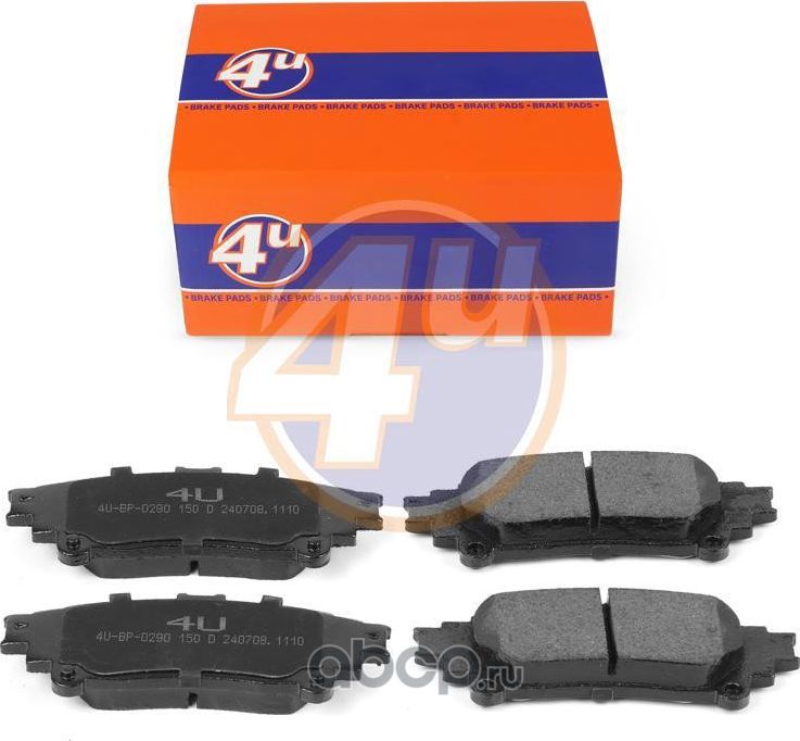 КОЛОДКИ ЗАД LEXUS RX (_L1_) PRIUS PLUS (_W4_) SIENNA (_L3_) HIGHLANDER / KLUGER (4U). Артикул 4UBP0290