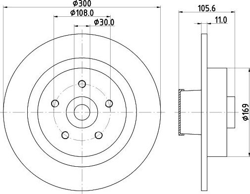 Радиатор охлаждения двигателя Hella BEHR HELLA SERVICE *** PREMIUM LINE ***. Артикул 8MK 376 718-001
