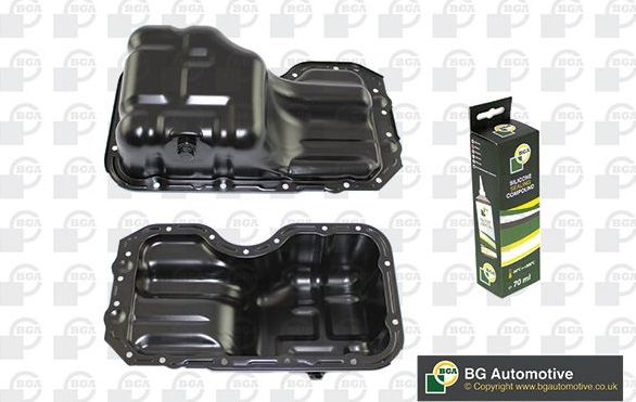 Масляный поддон картера двигателя BGA для Mazda 3 II (BL) 2008-2014. Артикул SP5402