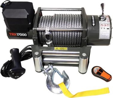 Лебёдка электрическая 24V 4Revo 17000 lbs 7727 кг (стальной трос). Артикул 4R-W170A-24