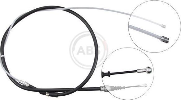 Трос ручника (тросик ручного тормоза) ABS. Артикул K13396