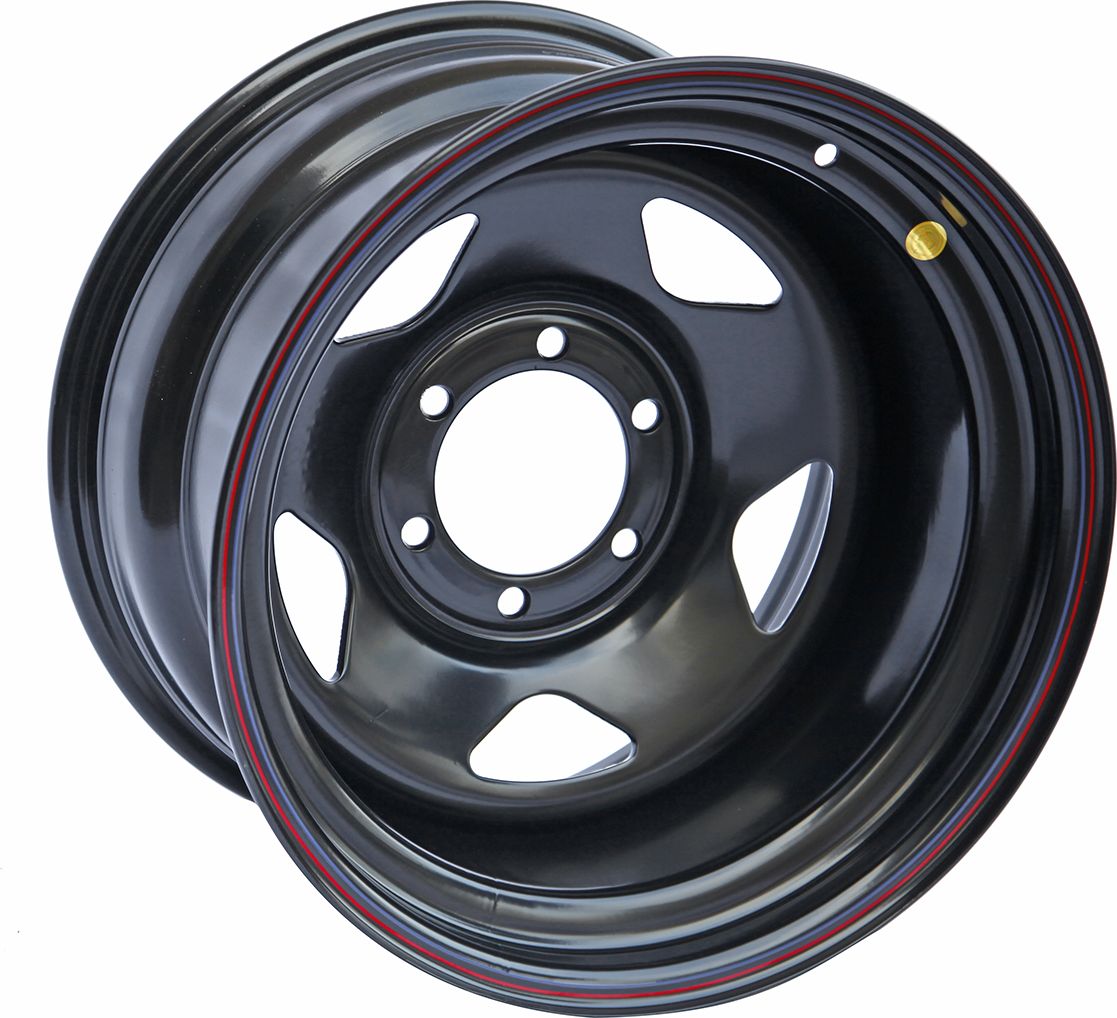 Колёсный диск OFF-ROAD Wheels усиленный стальной черный 6x139,7 10xR17 d110 ET-40 (треуг.) для Isuzu D-Max. Артикул 1710-63910BL-40A15