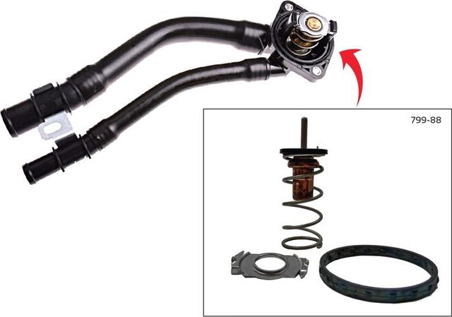 Термостат MotoRad для Smart Fortwo II (W451) 2007-2014. Артикул 799-88K