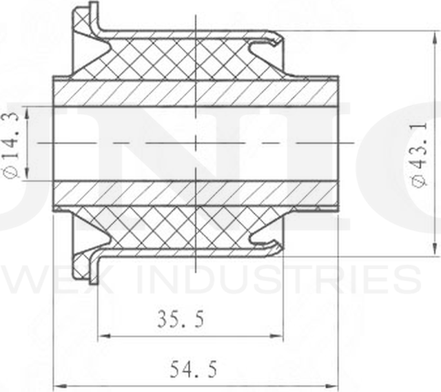 Сайлентблок рычага подвески (Unio). Артикул RMP-20387