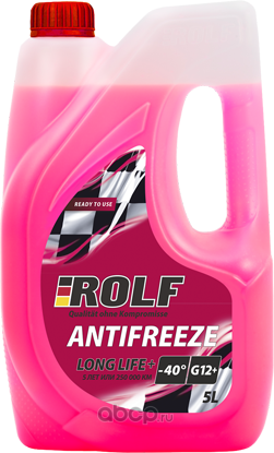 Антифриз Rolf Antifreeze G12+ red -40 5л Rolf. Артикул 70012