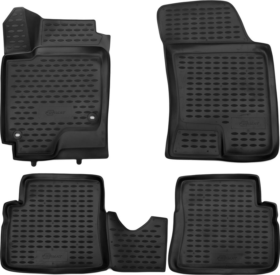 Коврики 3D Format c повышенной износостойкостью для салона Hyundai Getz 2002-2011. Артикул FORMAT.3D.20.08.210k