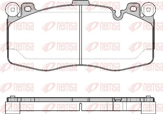 Тормозные колодки Remsa. Артикул 1742.10