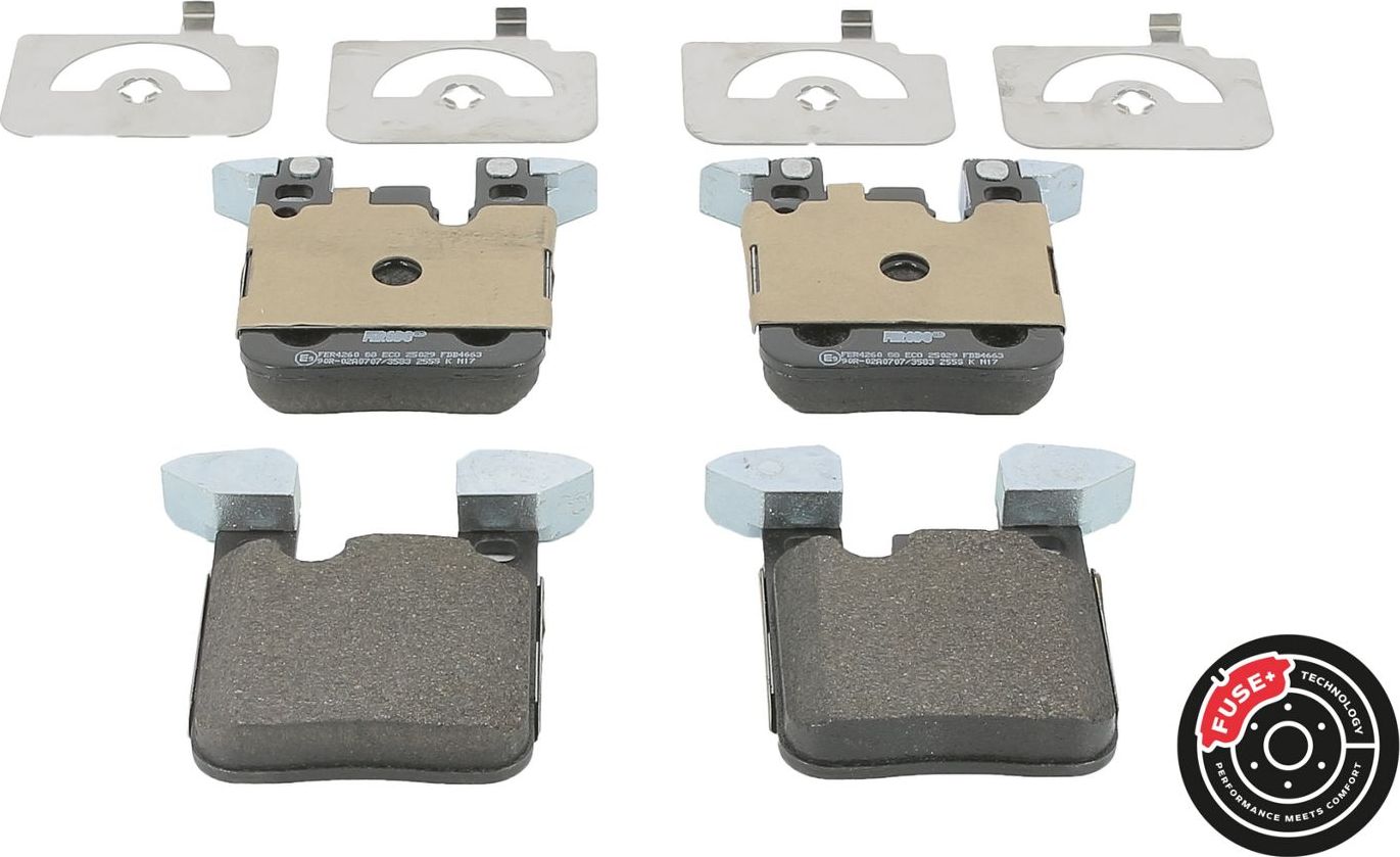 Тормозные колодки Ferodo FUSE+ Technology. Артикул FDB4663