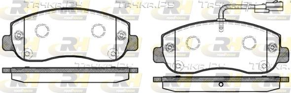 Тормозные колодки RoadHouse передние для Renault Master III 2010-2026. Артикул 21449.01