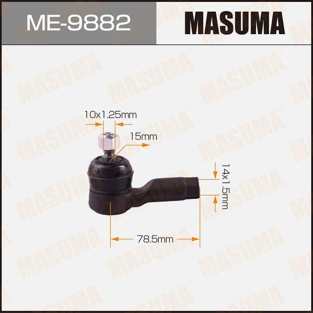 Наконечник рулевой тяги Masuma. Артикул ME-9882