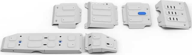 Защита радиатора, картера, КПП, РК и топливного бака Rival для JAC T6 2018-2026. Артикул K333.9207.1