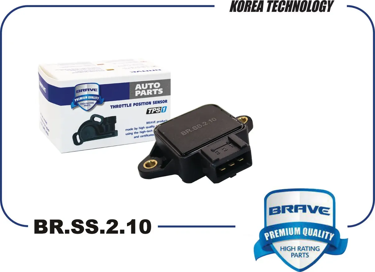 Датчик положения дроссельной заслонки (Brave). Артикул BR.SS.2.10