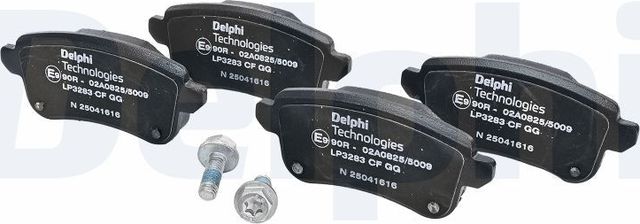 Тормозные колодки Delphi (Low-Metallic). Артикул LP3283