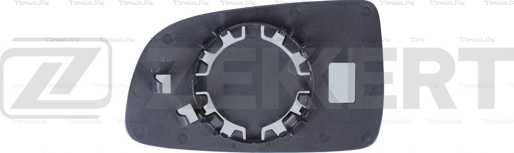 Зеркальное стекло бокового зеркала Zekkert. Артикул SP-1161