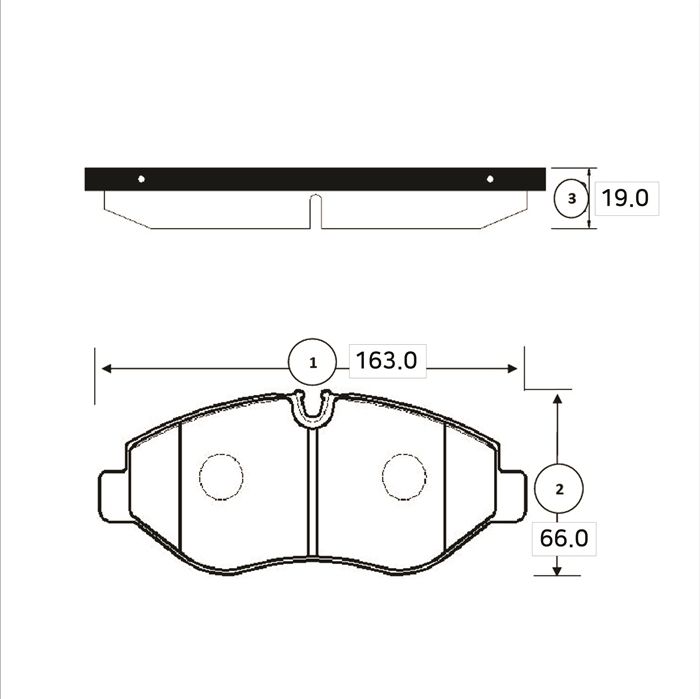 Тормозные колодки CTR. Артикул GK0071