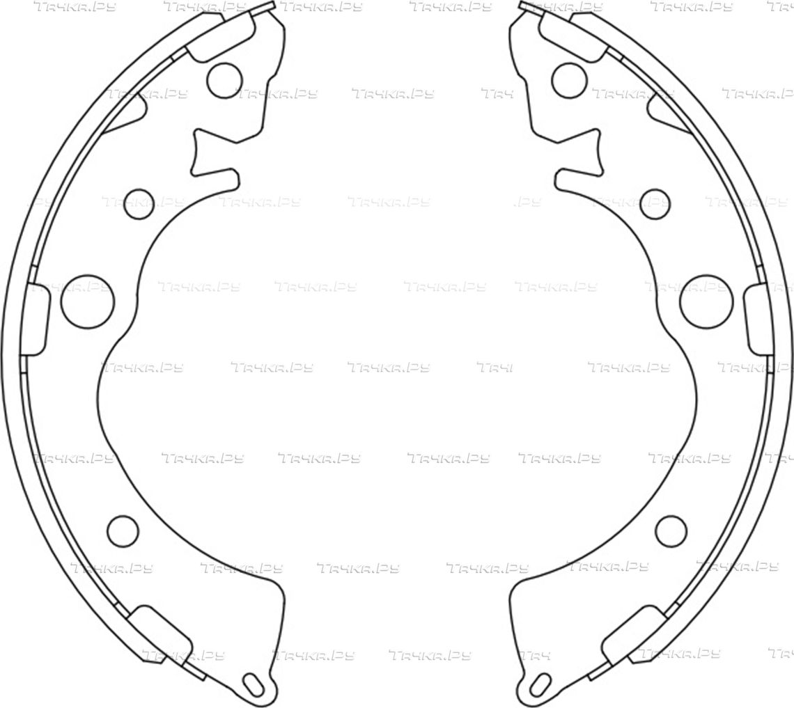 Тормозные колодки NiBK задние для Honda Civic IV 1987-1991. Артикул FN5527