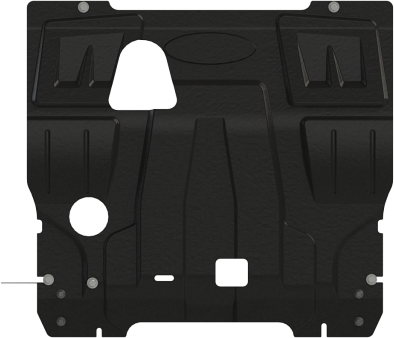 Защита Шериф (1,8 мм) для картера и КПП SWM G05 2023-2026. Артикул 72.6212