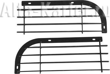 Защитные решетки OJ основных фар (комплект 2 шт.) для Nissan Patrol Y61 2004-2010. Артикул 12.013.01