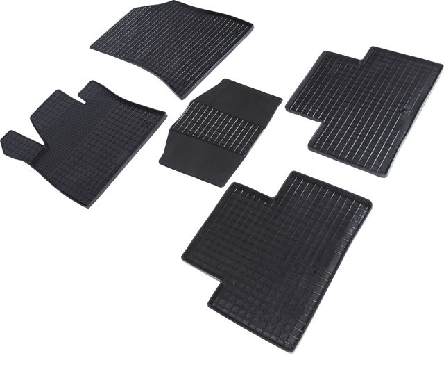 Коврики резиновые Seintex с узором сетка для салона Ifiniti QX50 II 2018-2026. Артикул 89934